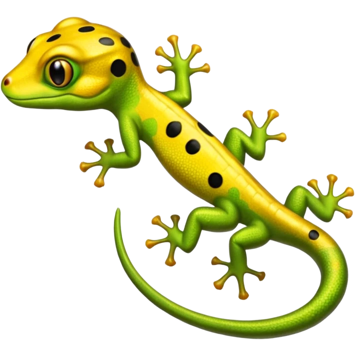 Gold dust day gecko emoji