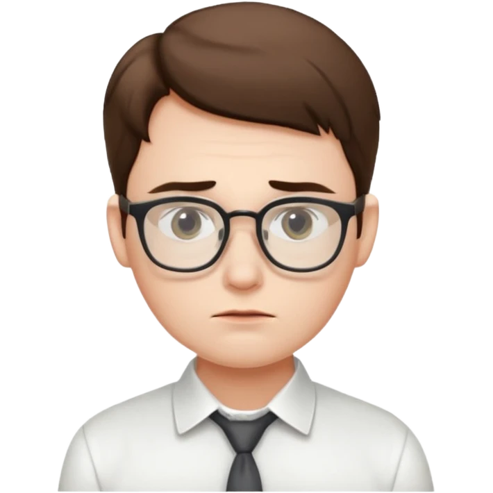 bored office worker emoji
