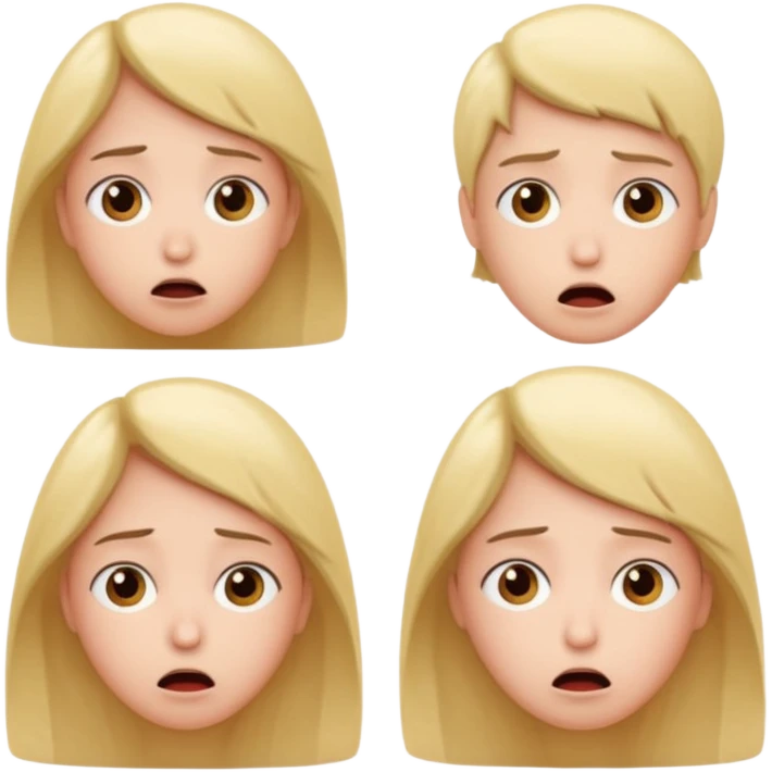 😳+🙁=? emoji