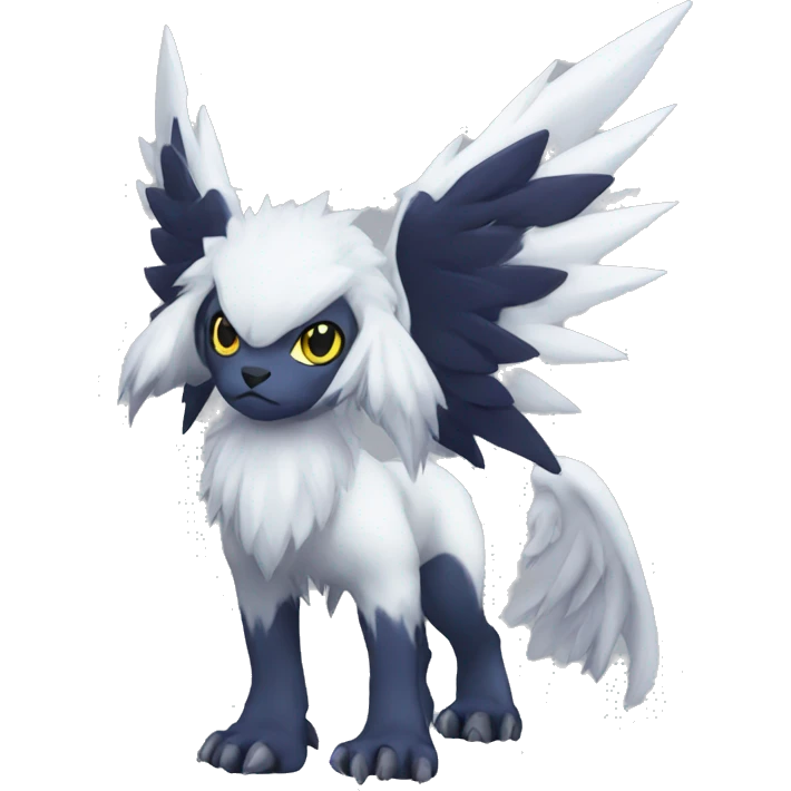 Cool Absol Nargacuga full body emoji