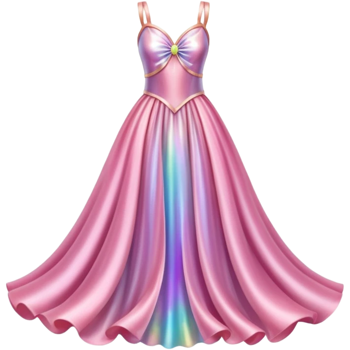 Realistic pink fairy sparkle dress emoji