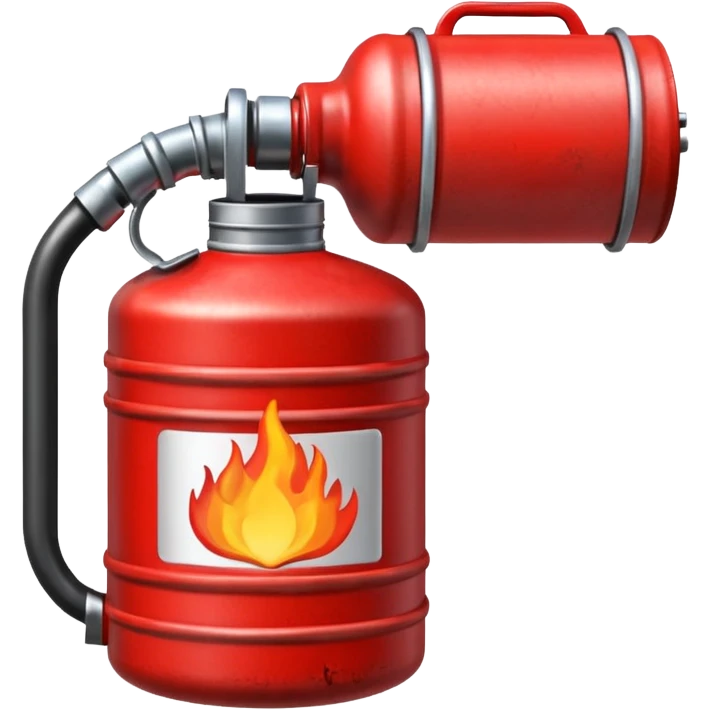 red gasoline canister pouring diesel emoji