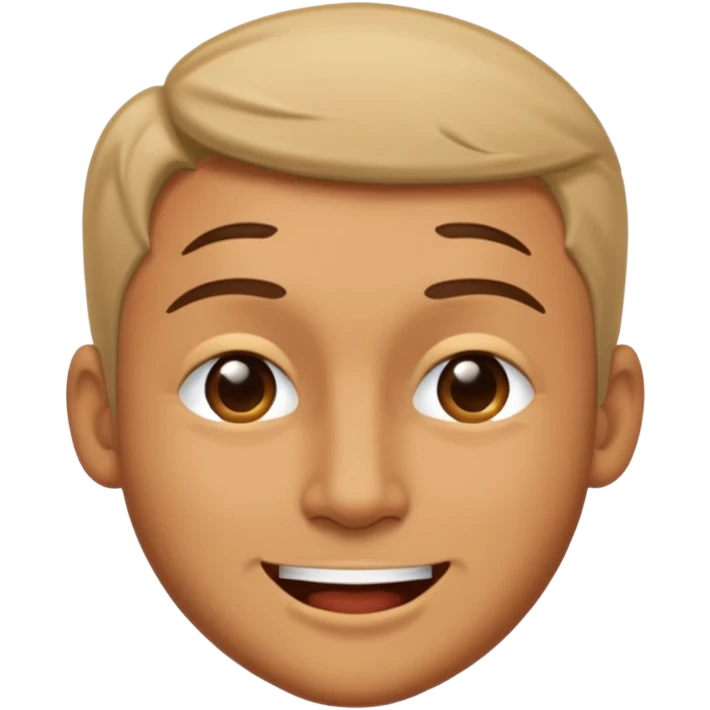 Seductive man winking face emoji