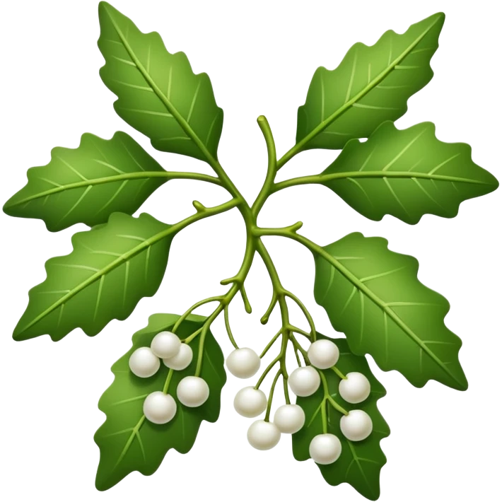 mistletoe emoji