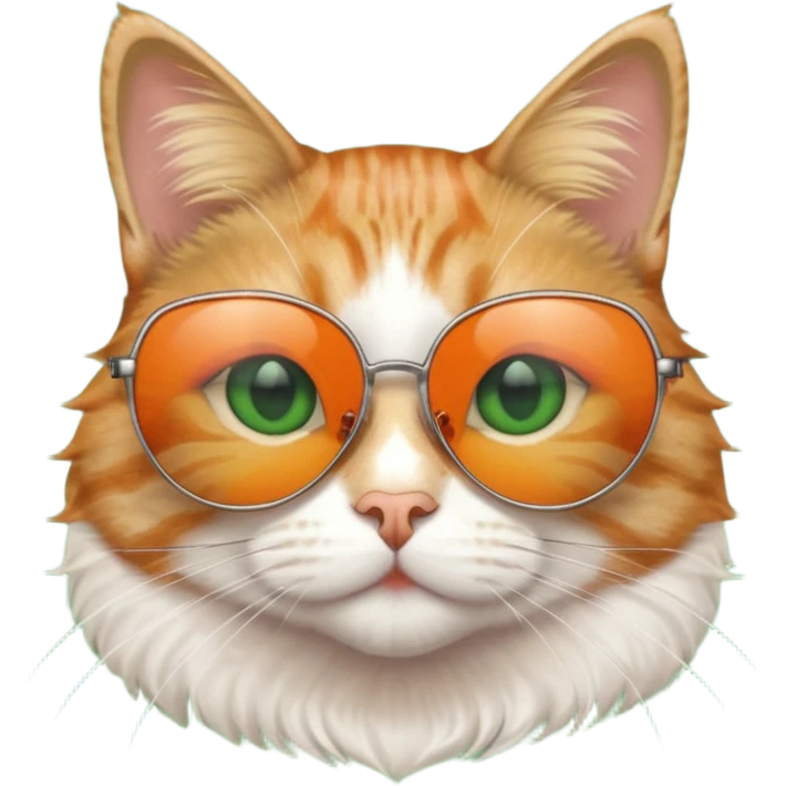 Cat wearing sunglasses emoji
