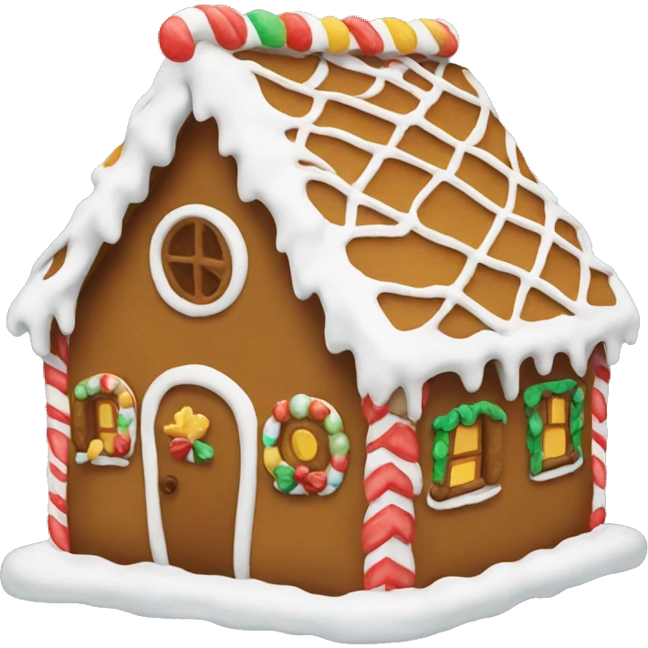 gingerbread house emoji