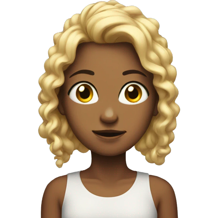 Mind blown girl emoji