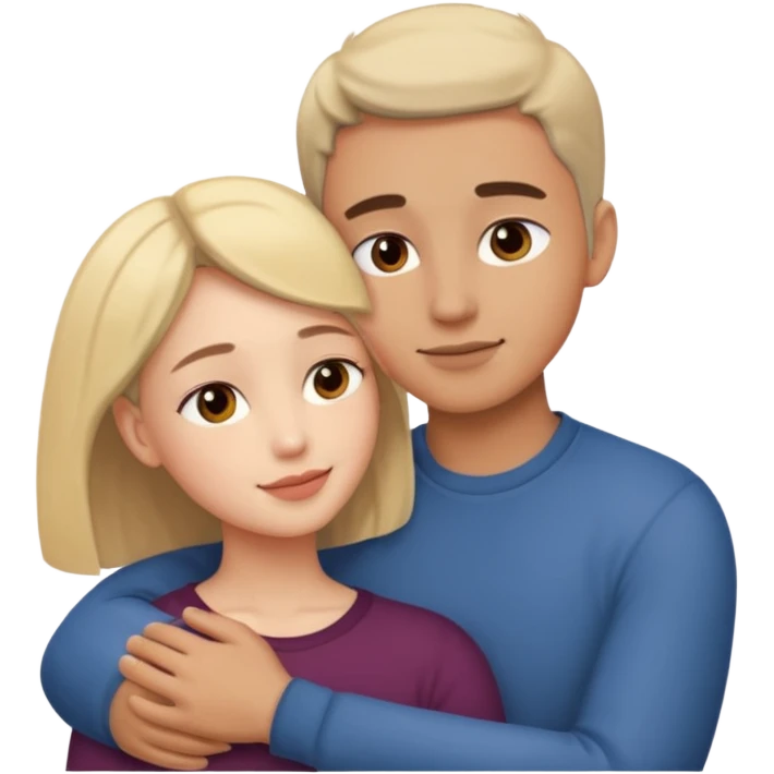 Deep hug emoji