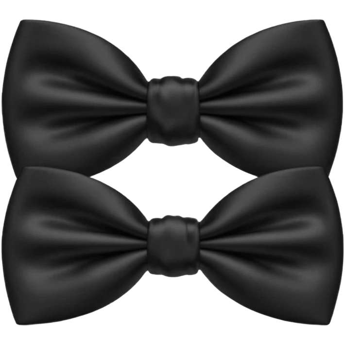 Black bow tie emoji