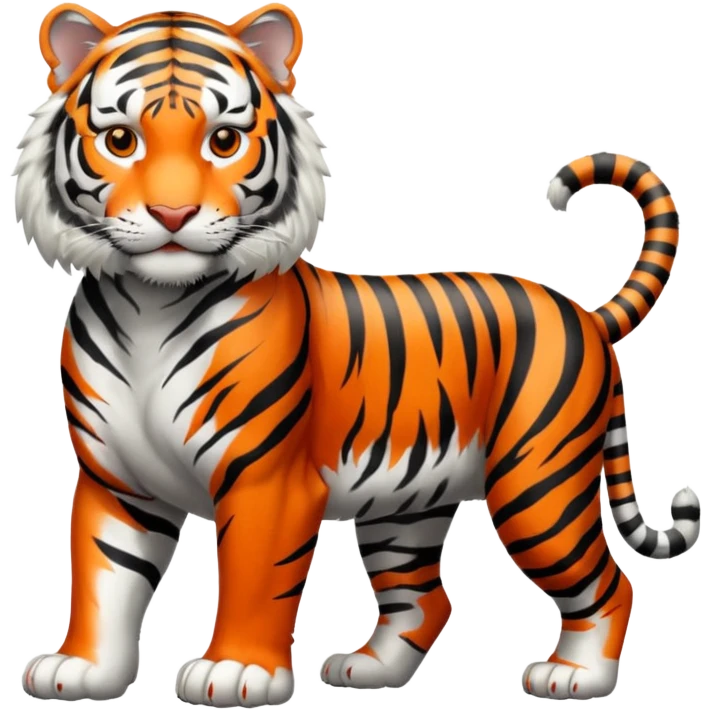 White tiger emoji