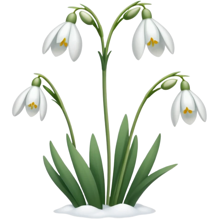 Snowdrops emoji