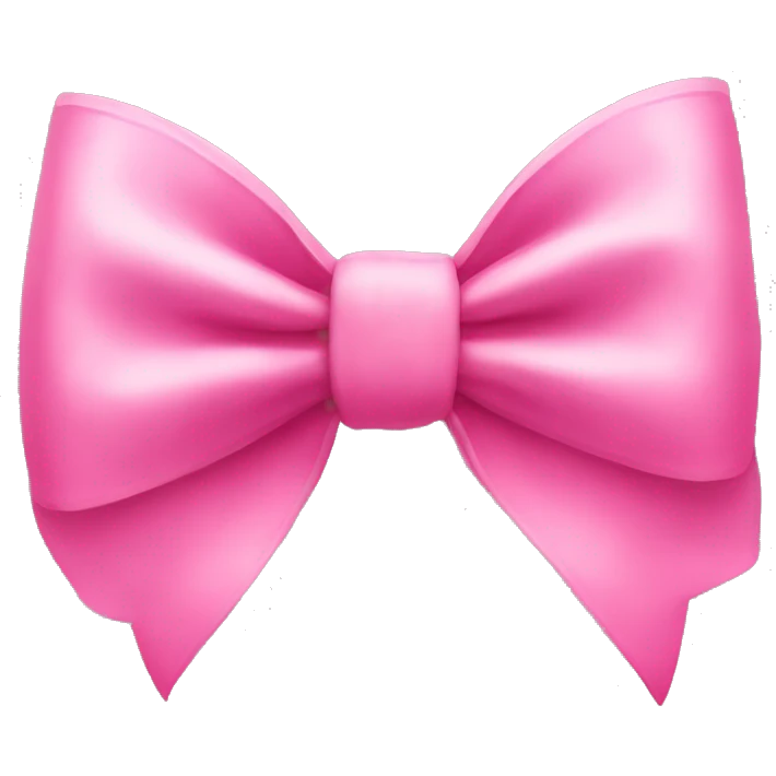 Pink bow emoji