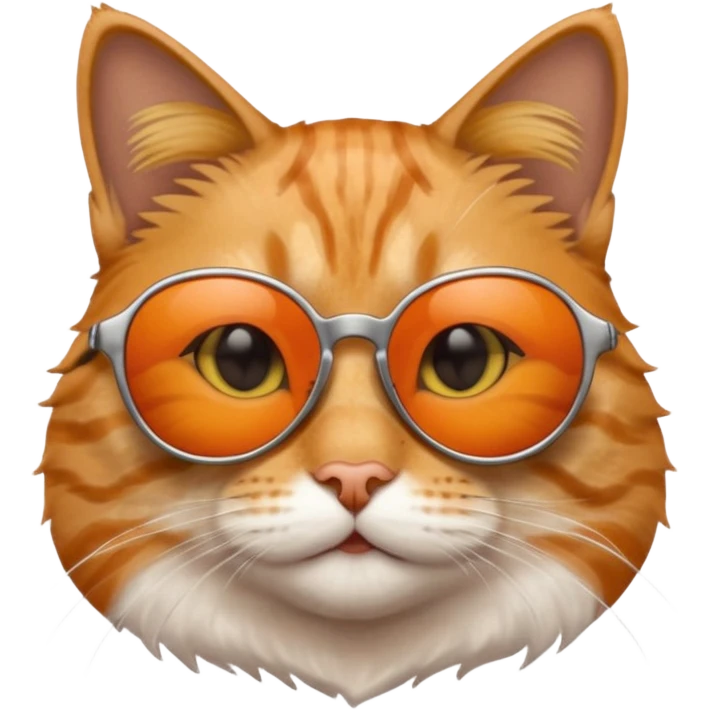Cat wearing sunglasses emoji