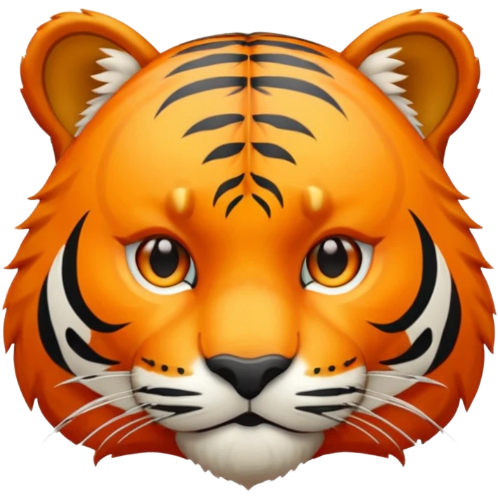 Tiger orange emoji