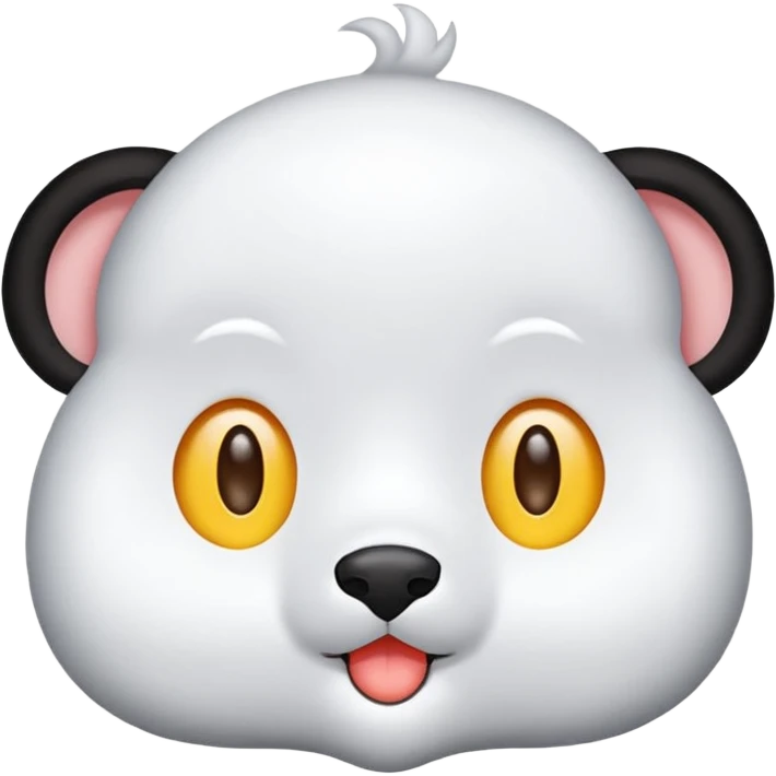 팬더가 놀라는 표정 이모지 emoji