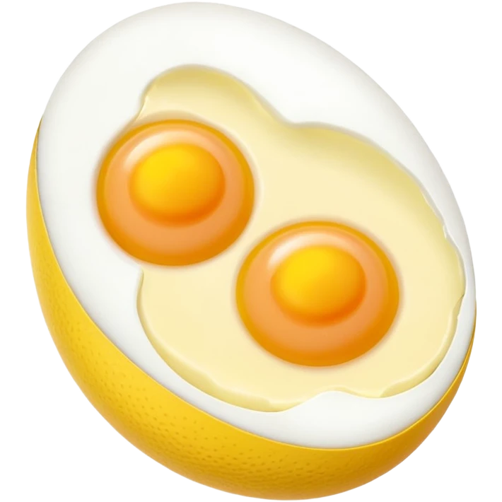 boiled egg half emoji