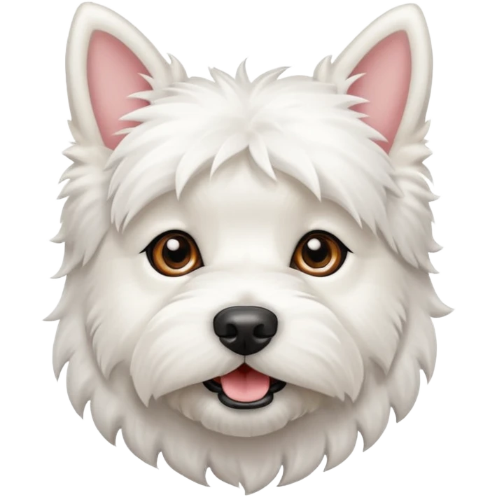 adorable west highland terrier dog emoji