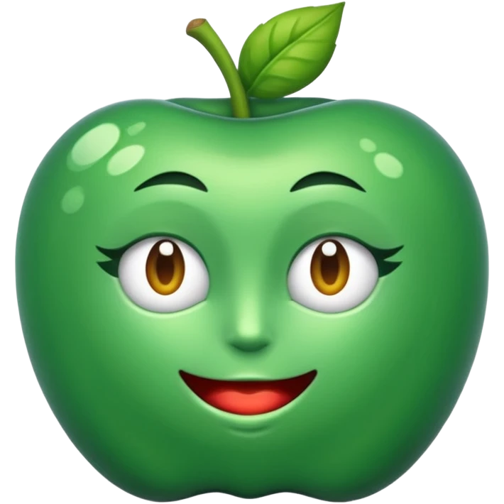 1 grano de poroto 🫘 con cara amorosa  emoji
