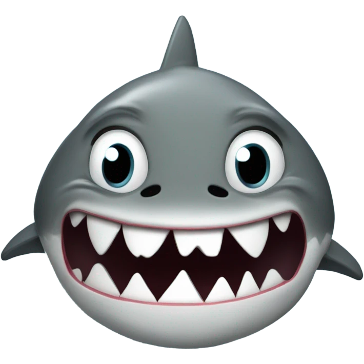A shark suffering  emoji