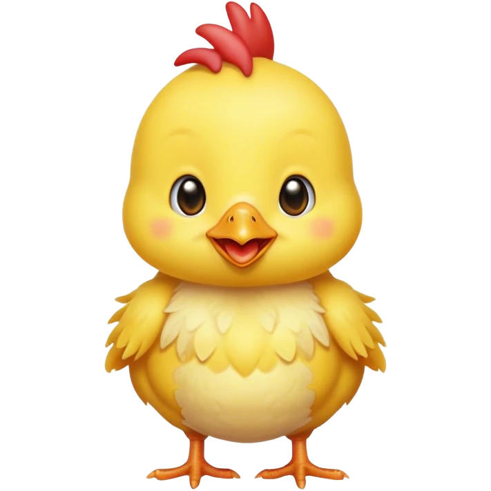 Happy baby chicken  emoji