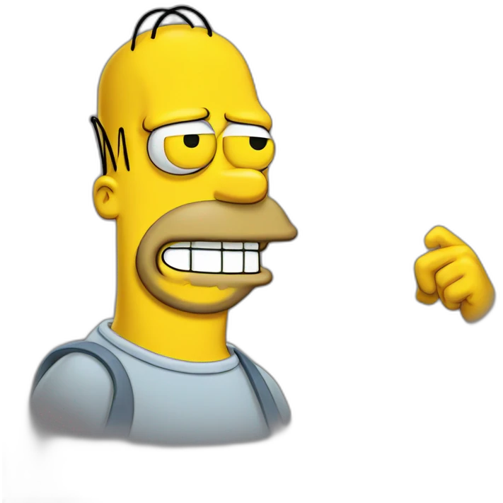 Homer simpson emoji