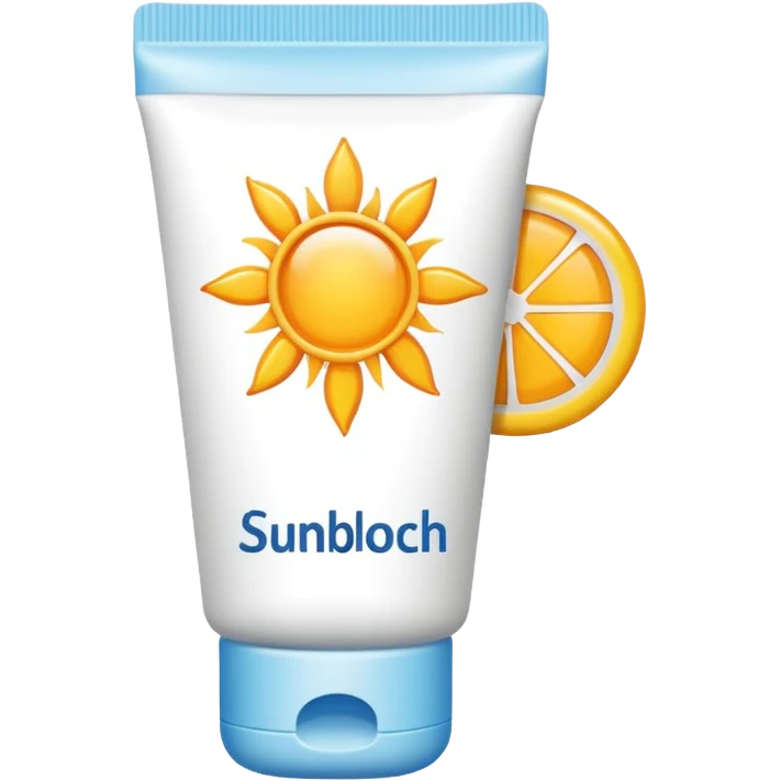 sunblock emoji