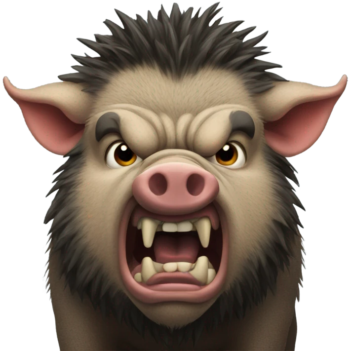 🐗😤 emoji