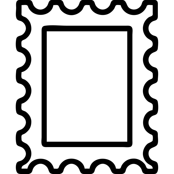 марка (с почтового письма( emoji