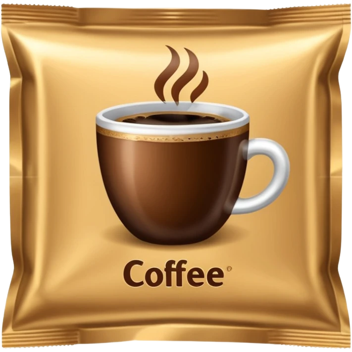 coffee packet emoji