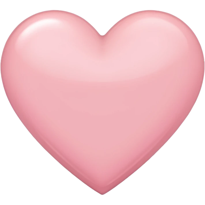 light pink heart emoji