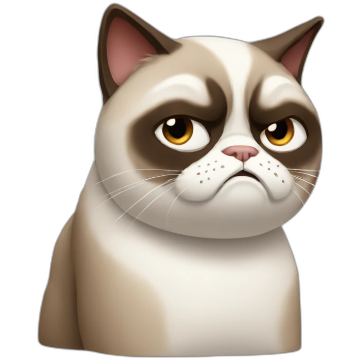 Grumpy cat  emoji
