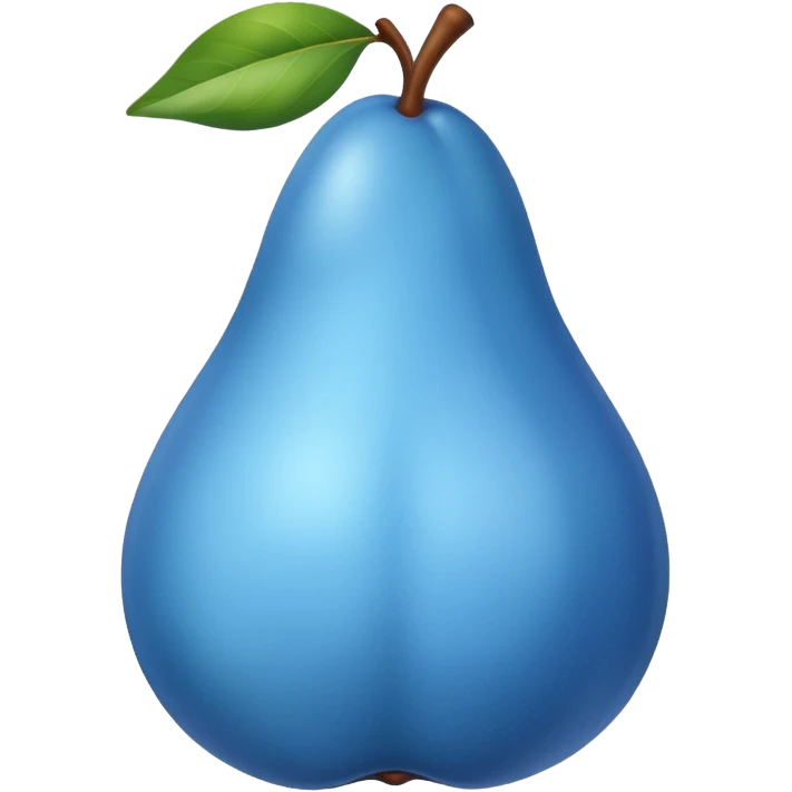 🍐+💙 emoji