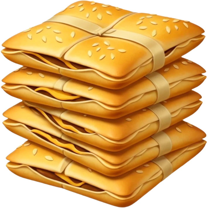 folded snacks emoji