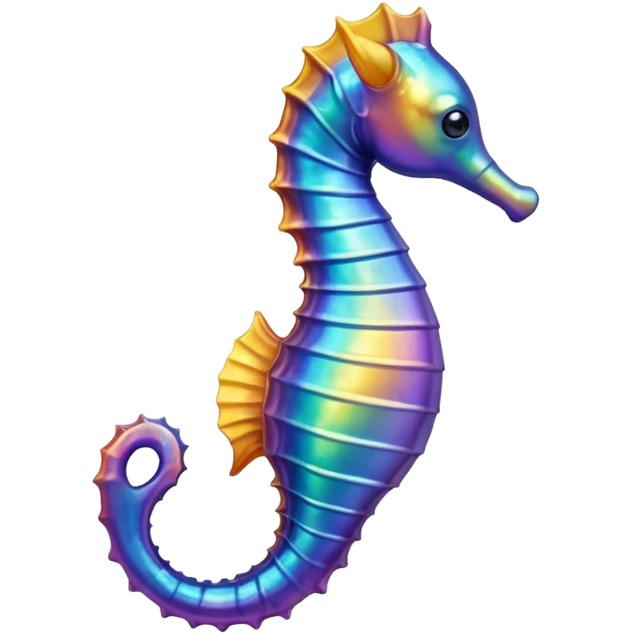 Un caballito de mar emoji