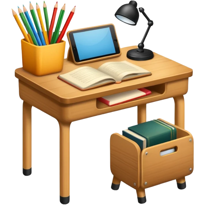 Classroom school desk emoji