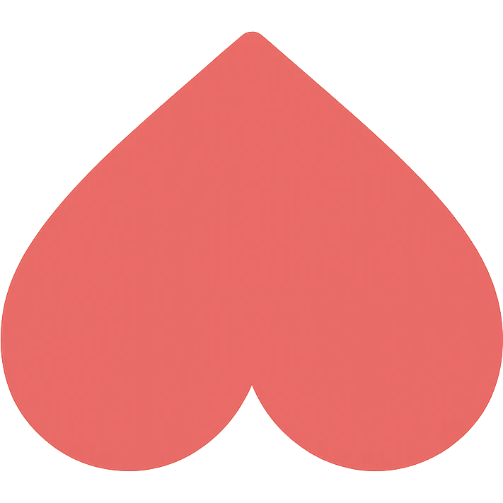 upside down heart color filled icon emoji