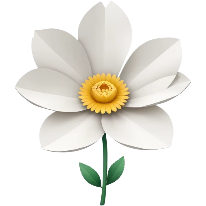 flor de papel emoji