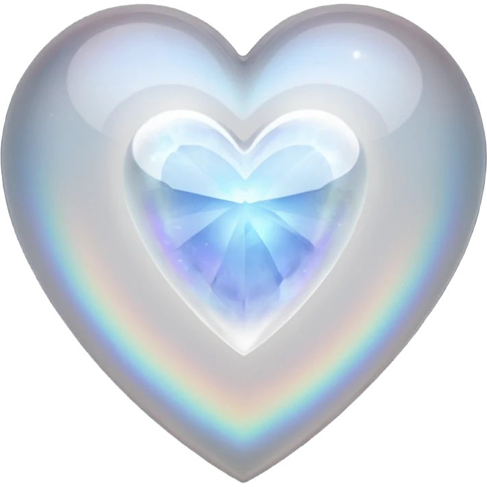 heart with gothic moonstone emoji