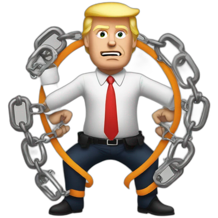 trump-in-handcuffs emoji