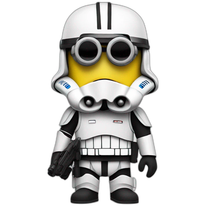 Minion stormtrooper emoji