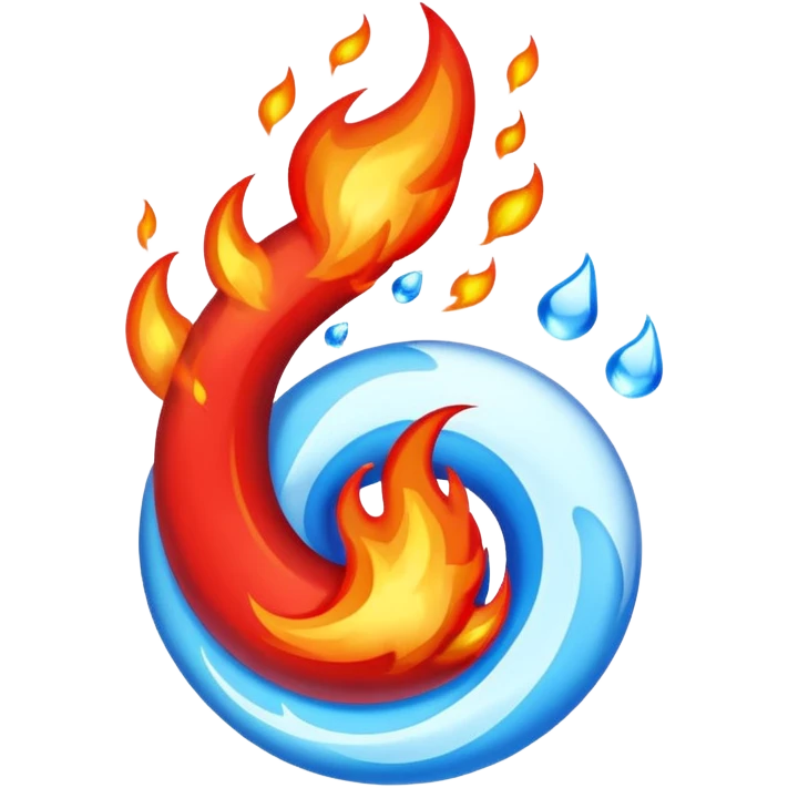 Fire and ıce emoji