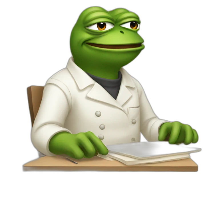 pepe working emoji