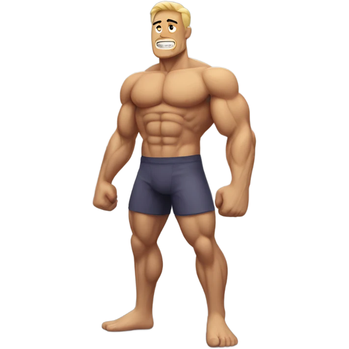 Muscle man emoji
