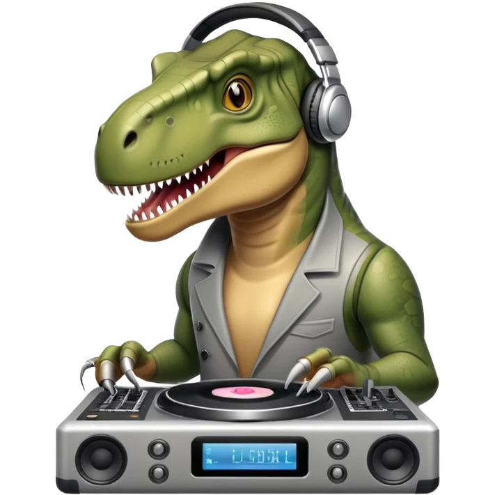 Trex dj emoji