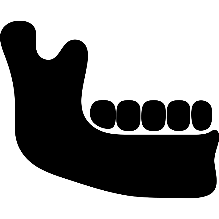 Digital jaw model emoji