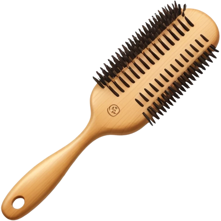 Hair brush emoji