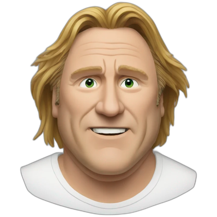 Depardieu surf emoji