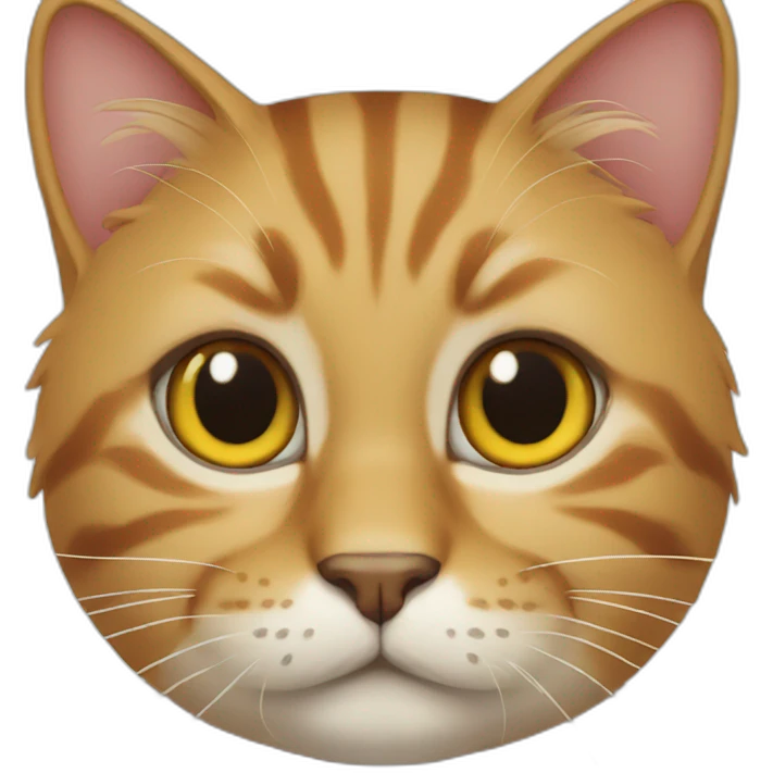 A cat  emoji