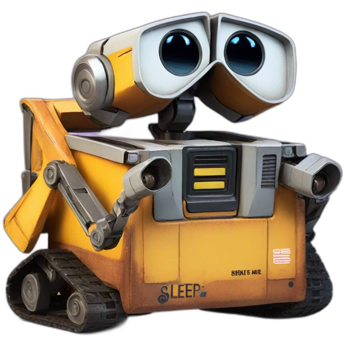 wall-e sleep emoji