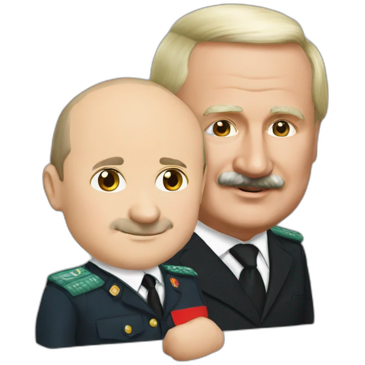 Putin and Lukashenko emoji